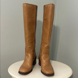Zodiac Brown Heeled Boots